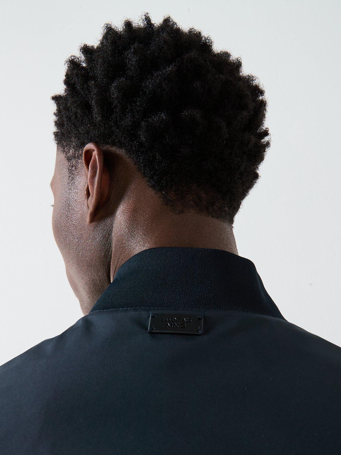 Image 6 of 6 of Mango Frankie Essentials Bomber Jacket - Navy
