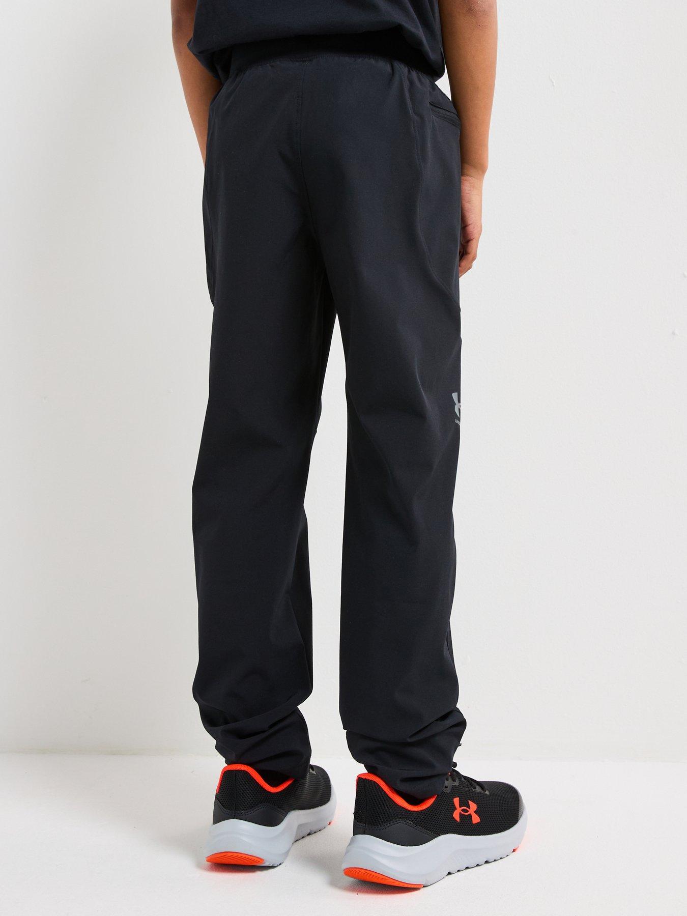 Image 2 of 6 of UNDER ARMOUR Junior Boys Unstoppable Tapered Pants - Black