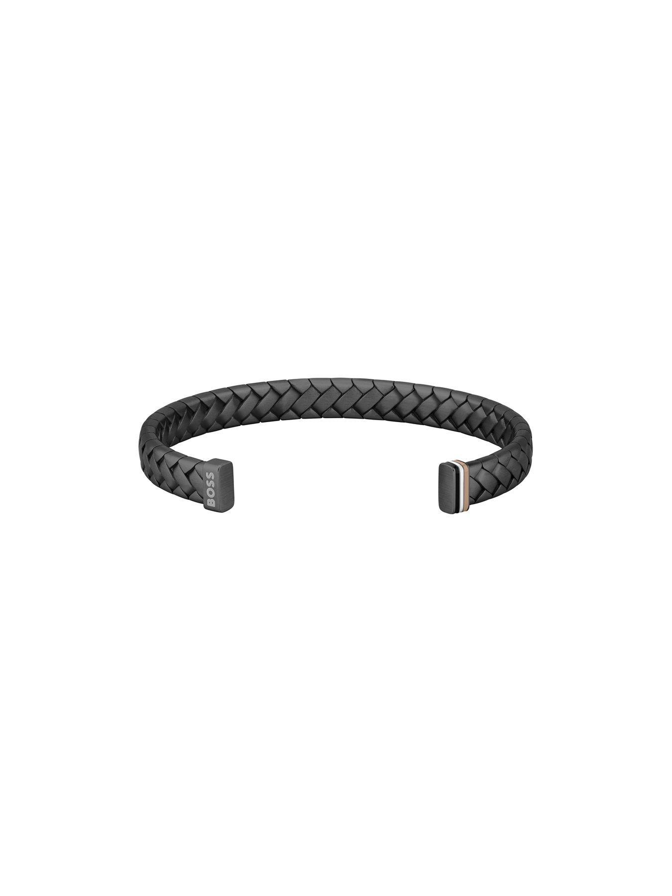 Image 2 of 6 of BOSS Tailored Men's Bracelet Black