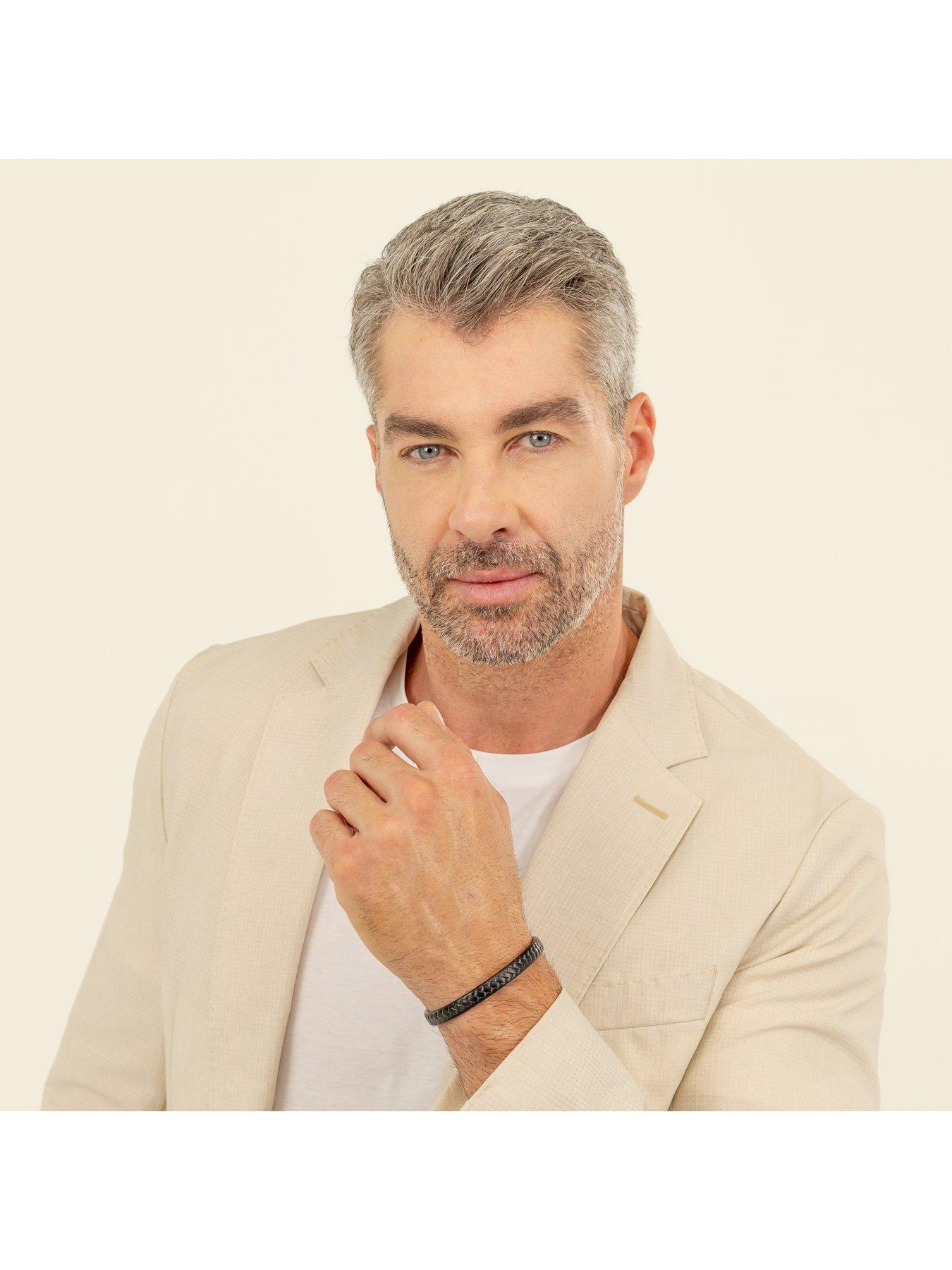 Image 3 of 6 of BOSS Tailored Men's Bracelet Black