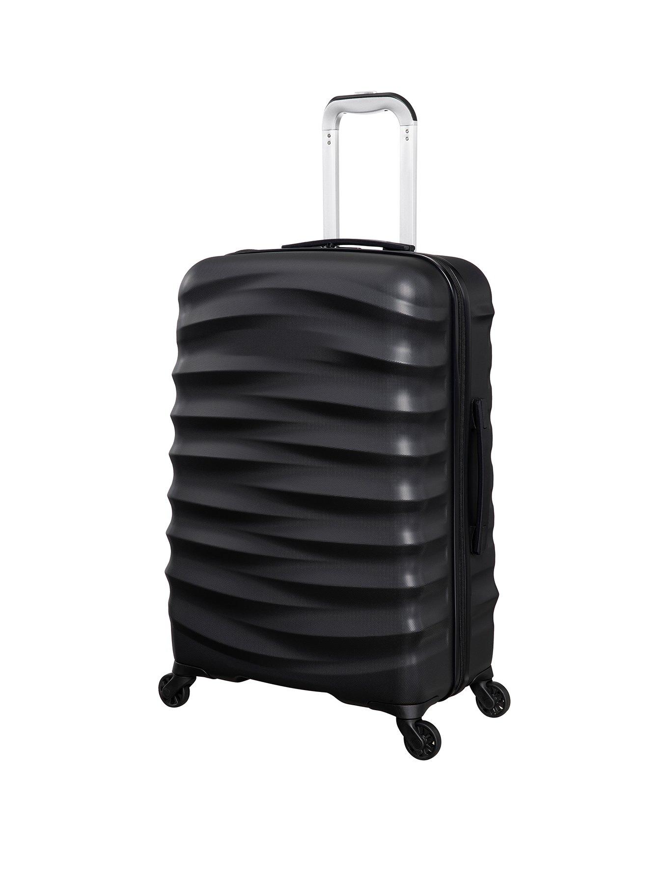 Image of it Luggage Black Hardshell Suitcase - Medium
