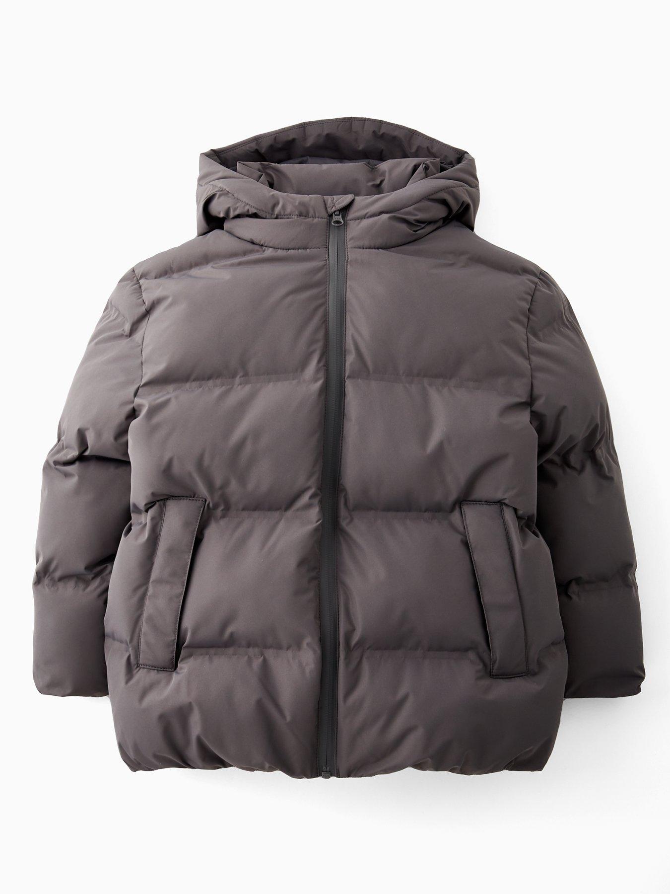 V by Very Boys Heavy Weight Padded Coat - Grey