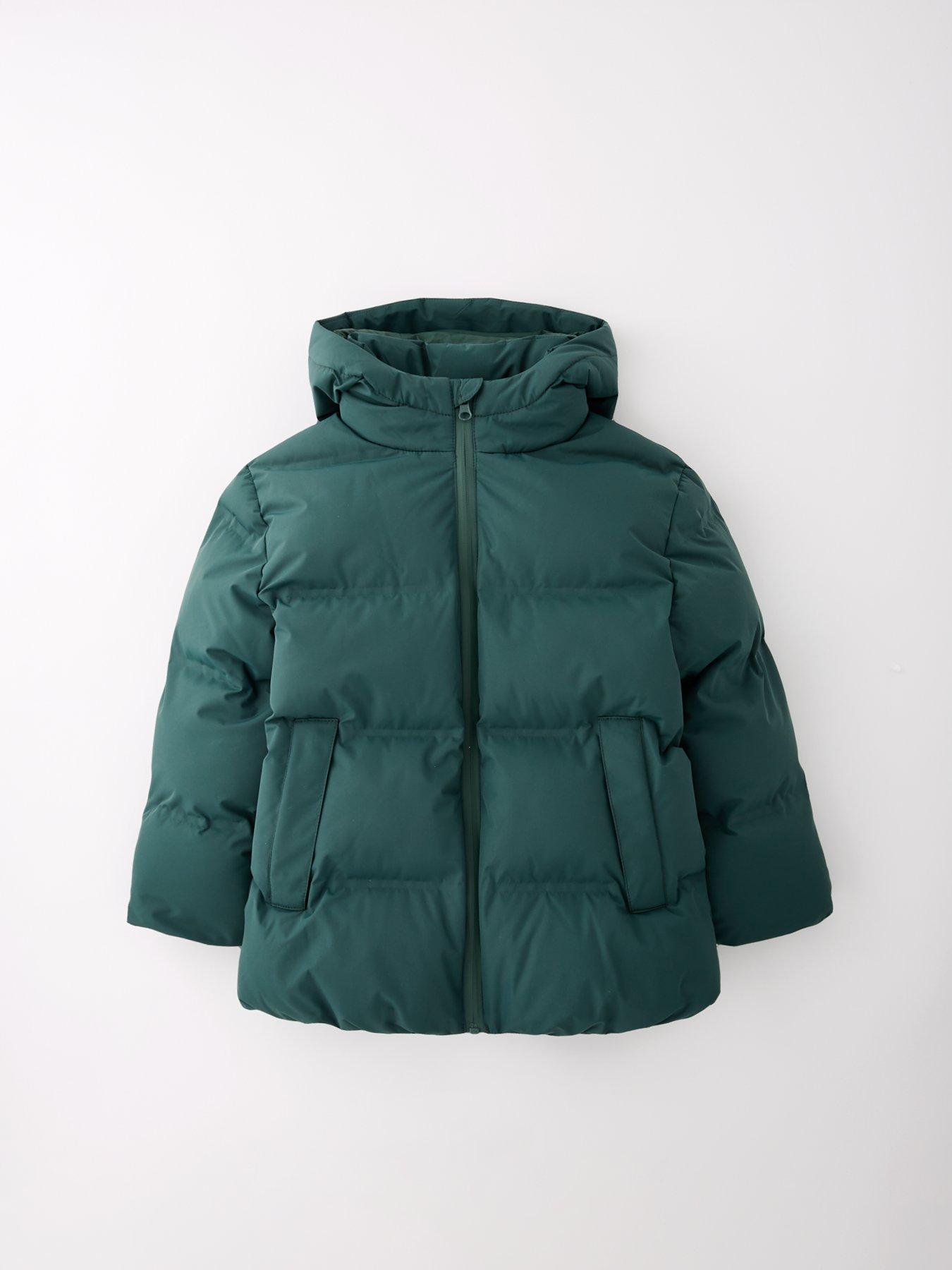 Image 6 of 6 of V by Very Boys Heavy Weight Padded Coat - Green