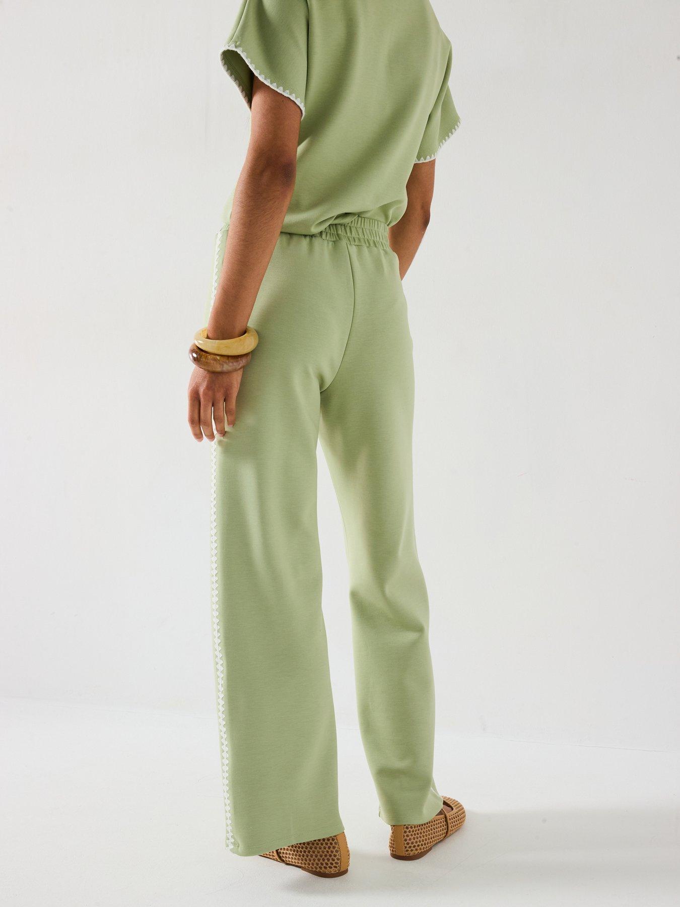 Image 2 of 6 of V by Very Soft Touch Wide Leg Joggers Co-ord