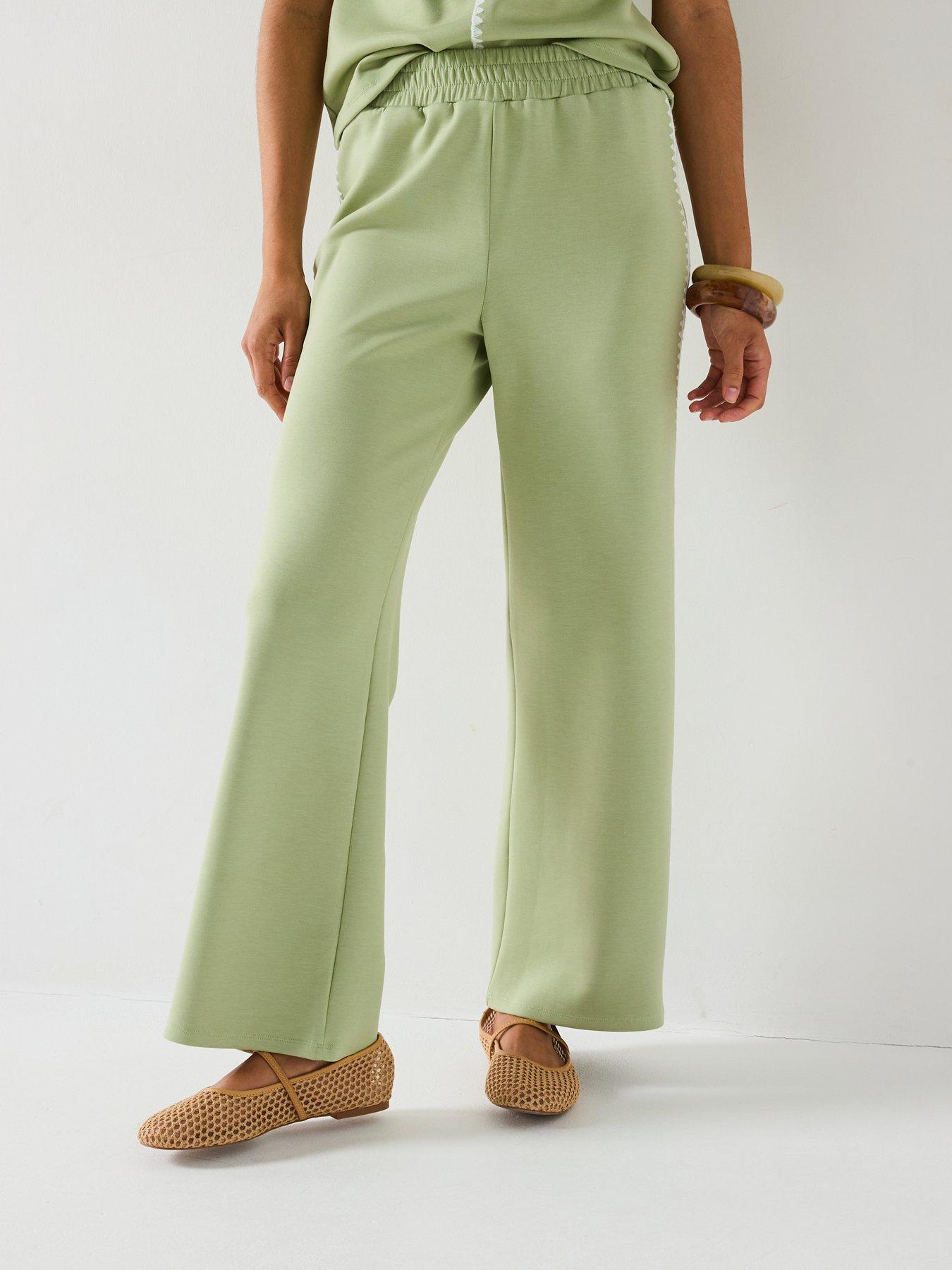 Image 3 of 6 of V by Very Soft Touch Wide Leg Joggers Co-ord