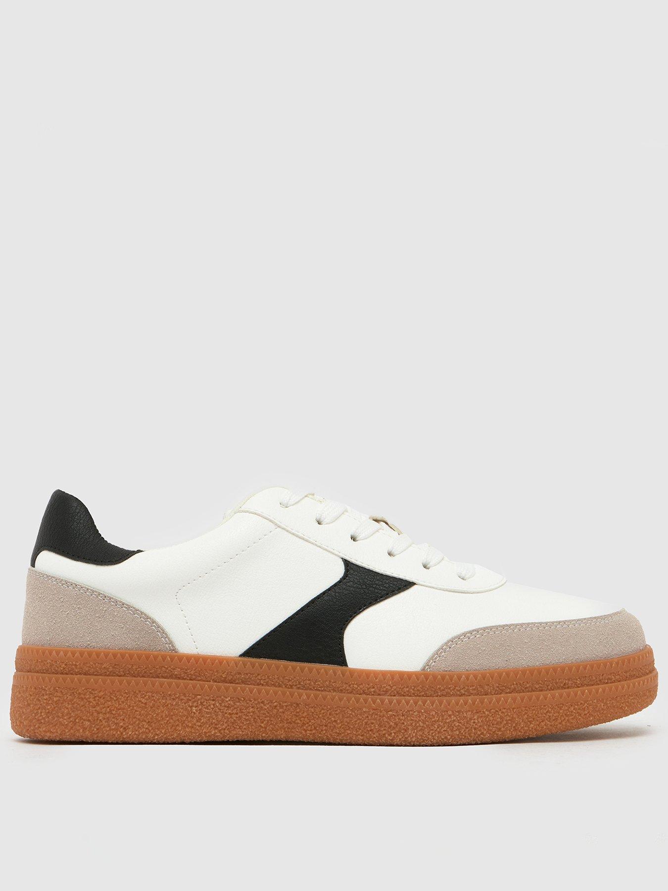 SCHUH Malani Gum Sole Trainers - Off White