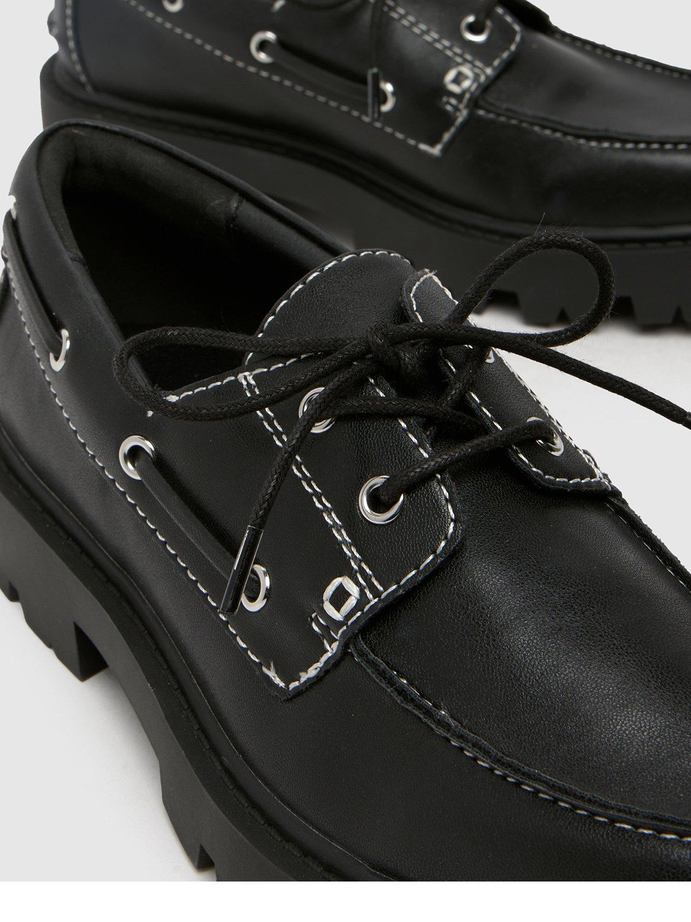 Image 3 of 4 of SCHUH Leora Boat Shoe - Black