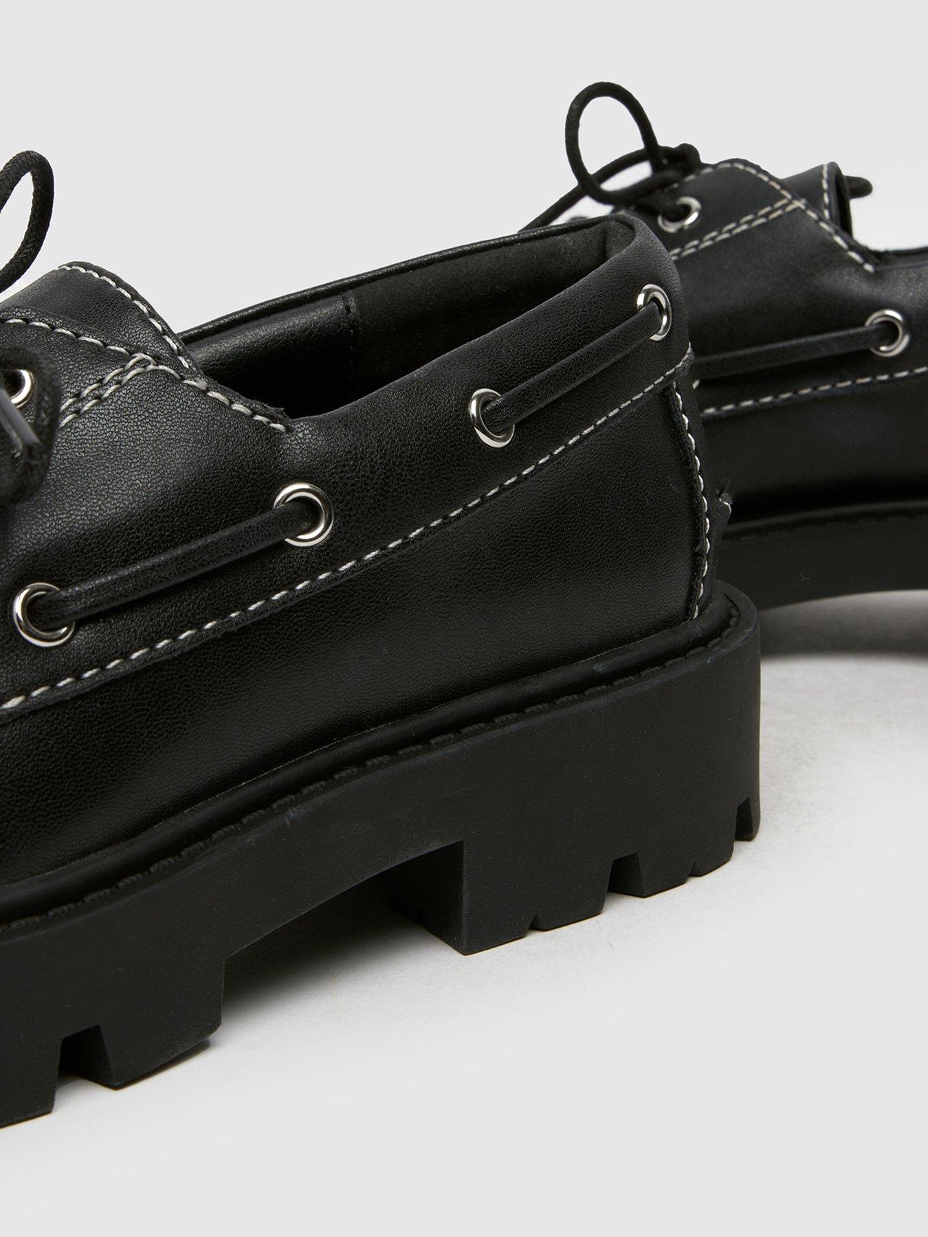 Image 4 of 4 of SCHUH Leora Boat Shoe - Black