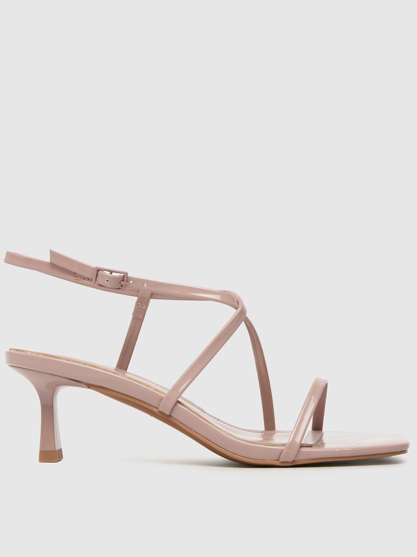 SCHUH Serenity Strappy Mid Heels - Natural
