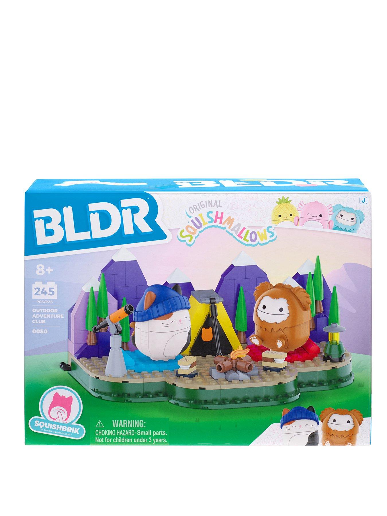Squishmallows CNS - Squishmallows Building Set Medium playset  &  2_2" Buildable Figures) Squishmallows Campout With Cam and Benny (INTL)