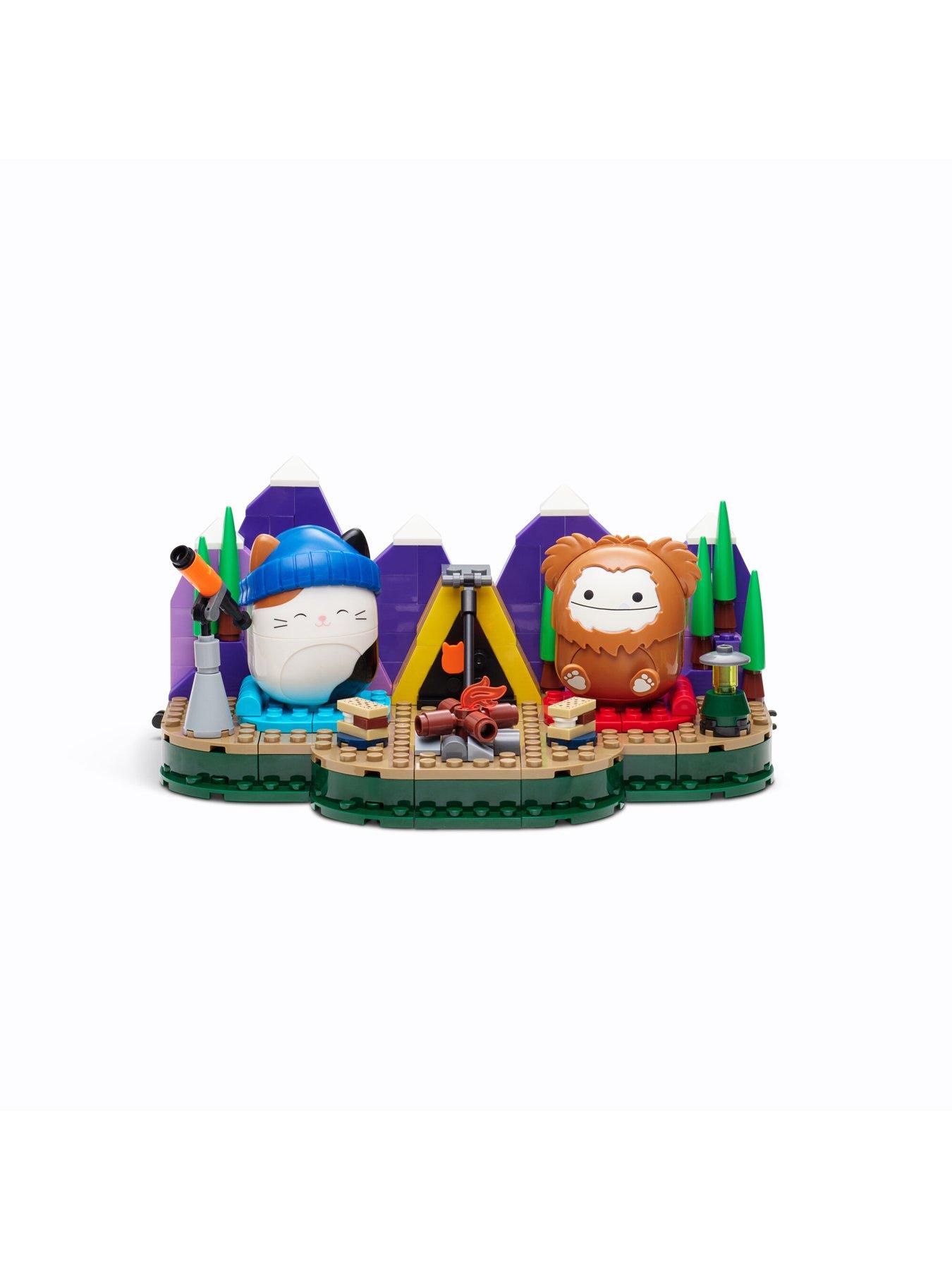 Image 2 of 8 of Squishmallows CNS - Squishmallows Building Set Medium playset &amp; 2_2" Buildable Figures) Squishmallows Campout With Cam and Benny (INTL)