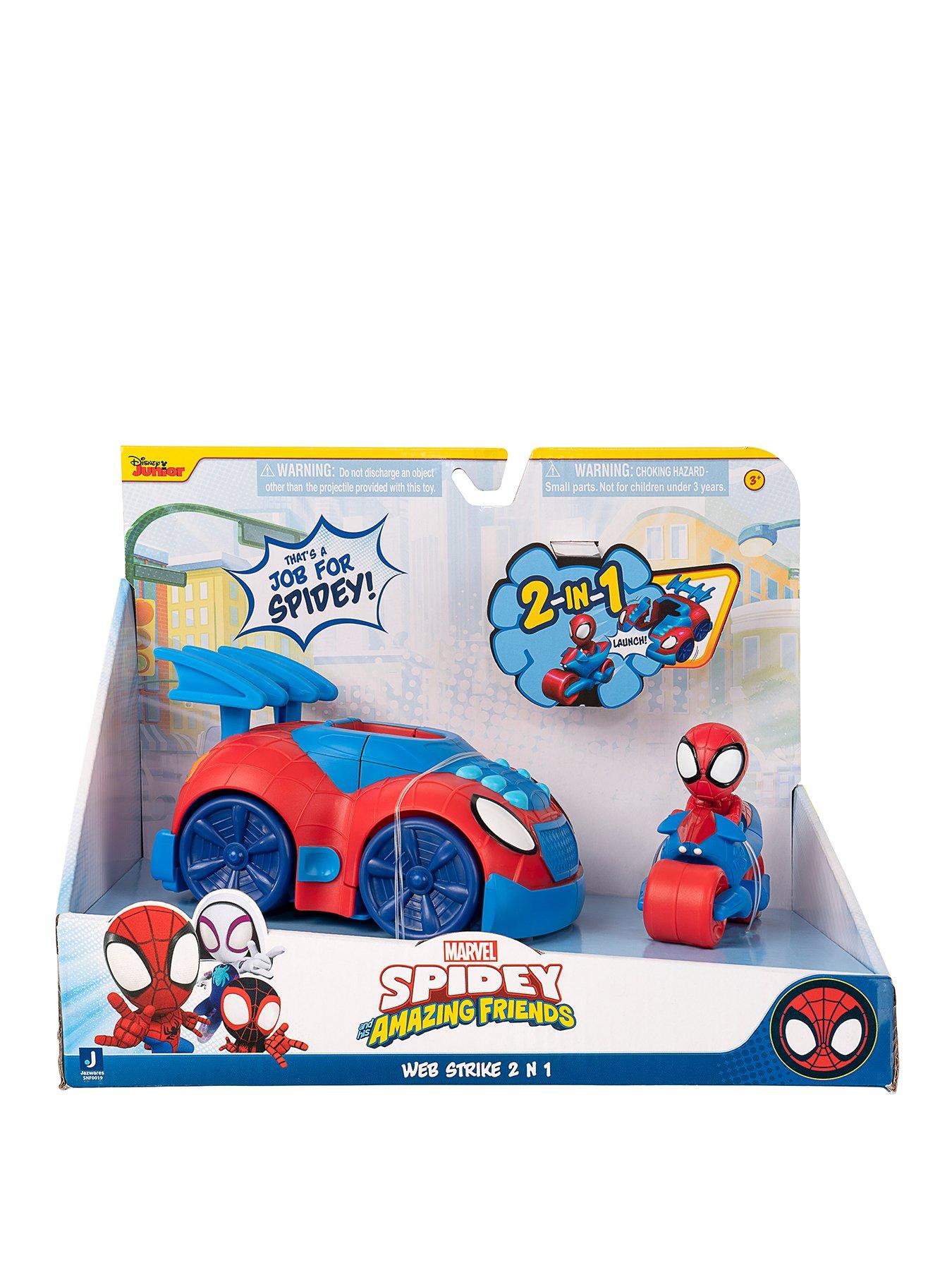 Image of Spiderman Web Strike 2-in-1 Vehicle