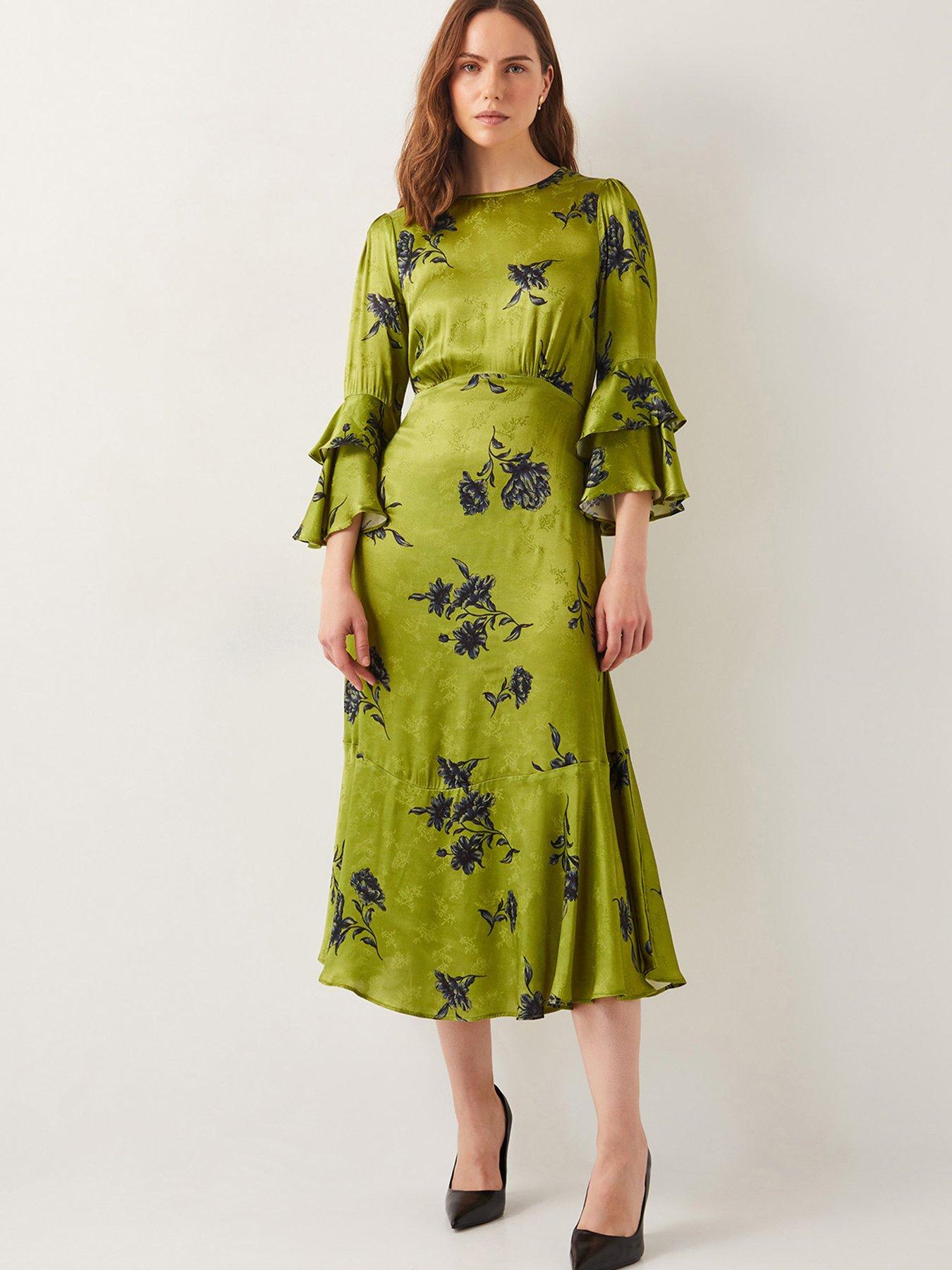 monsoon-pelia-satin-dress-greenfront