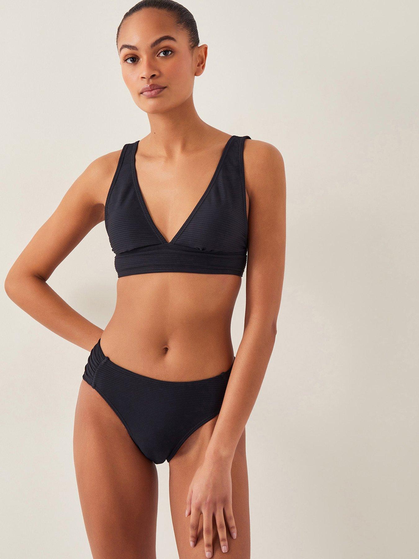 Image 3 of 5 of Monsoon Kina Bikini Top - Black