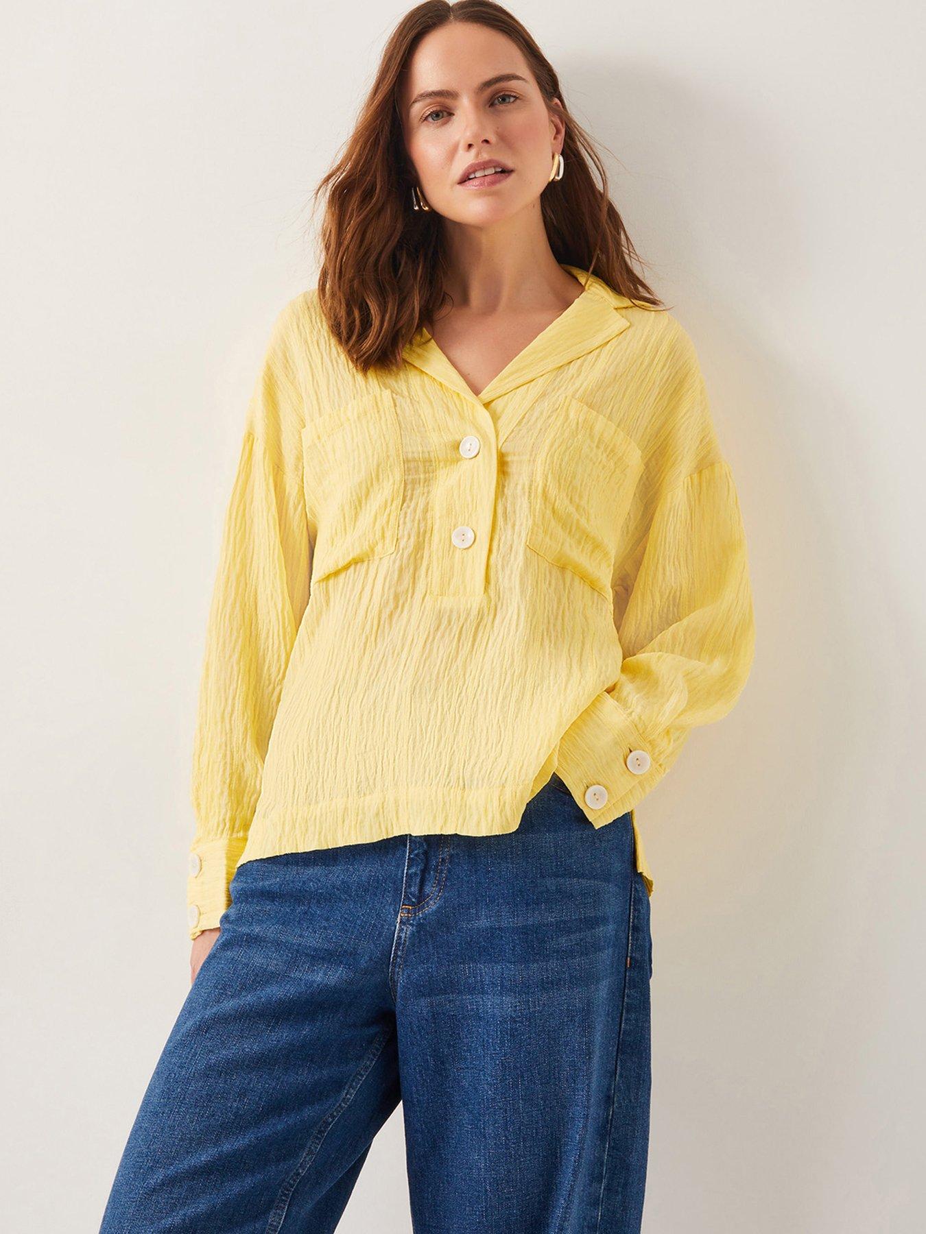 monsoon-tilda-textured-shirt-yellow