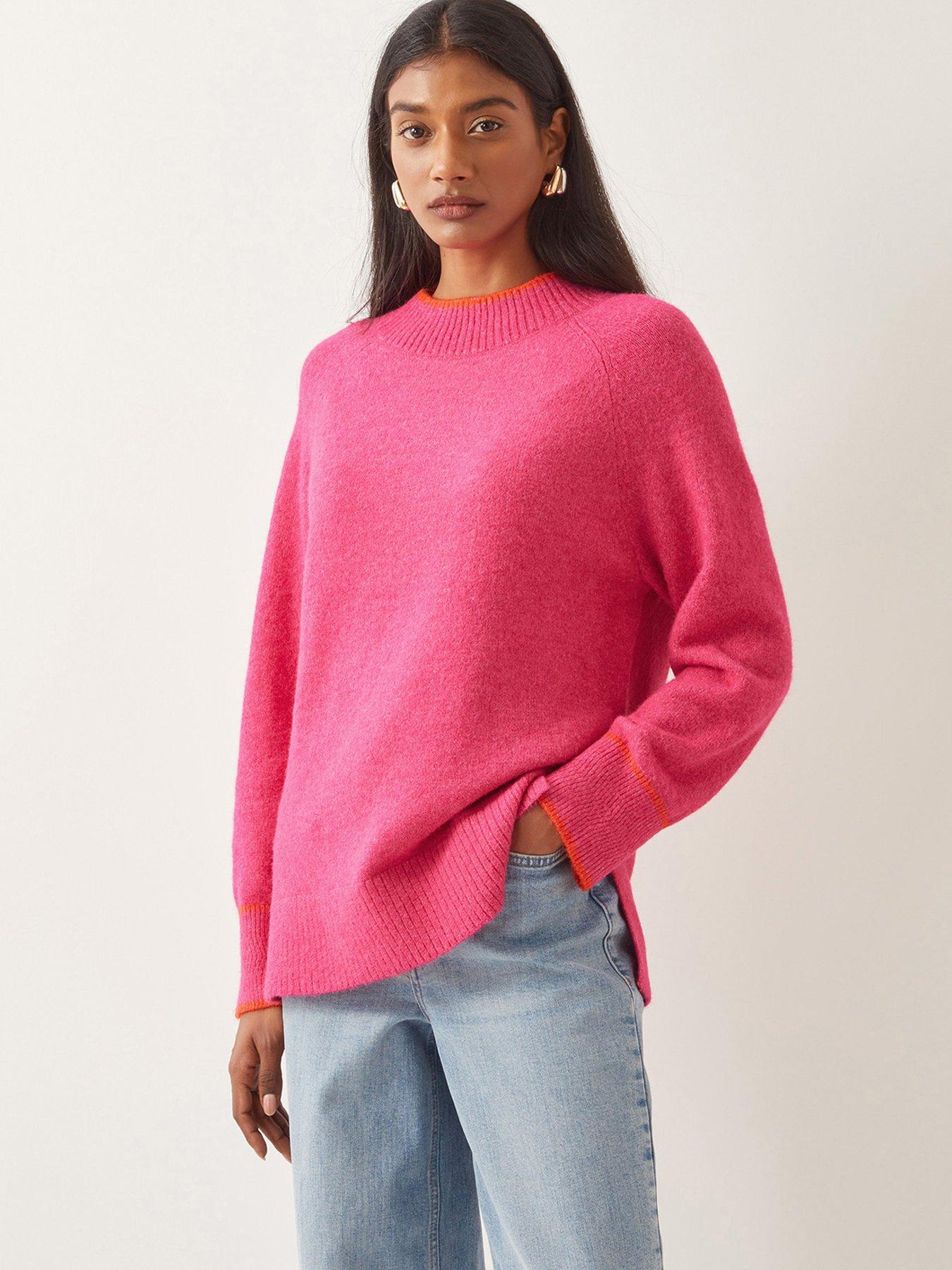 monsoon-oti-oversized-jumper-pink