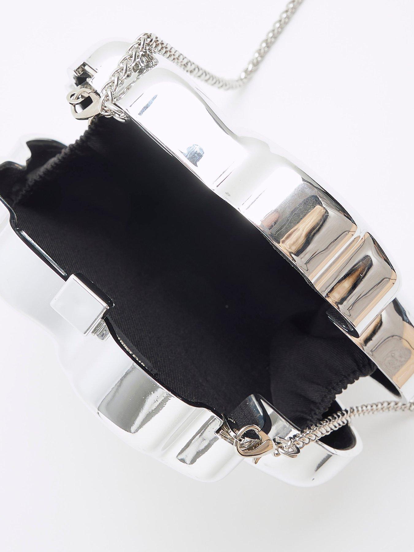 river-island-metal-flower-clutch-silverdetail