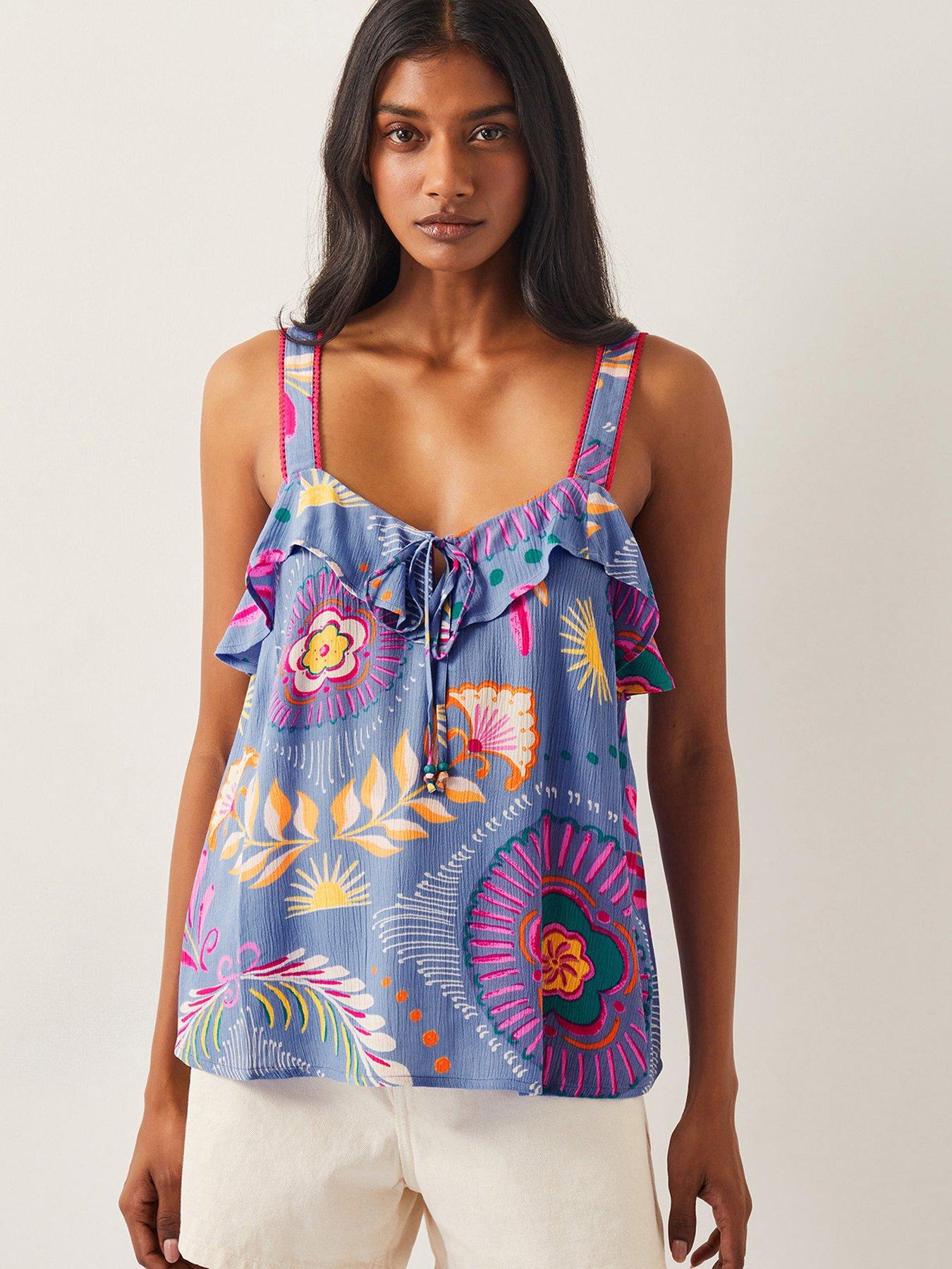 monsoon-monika-frill-floral-print-cami-top-blue