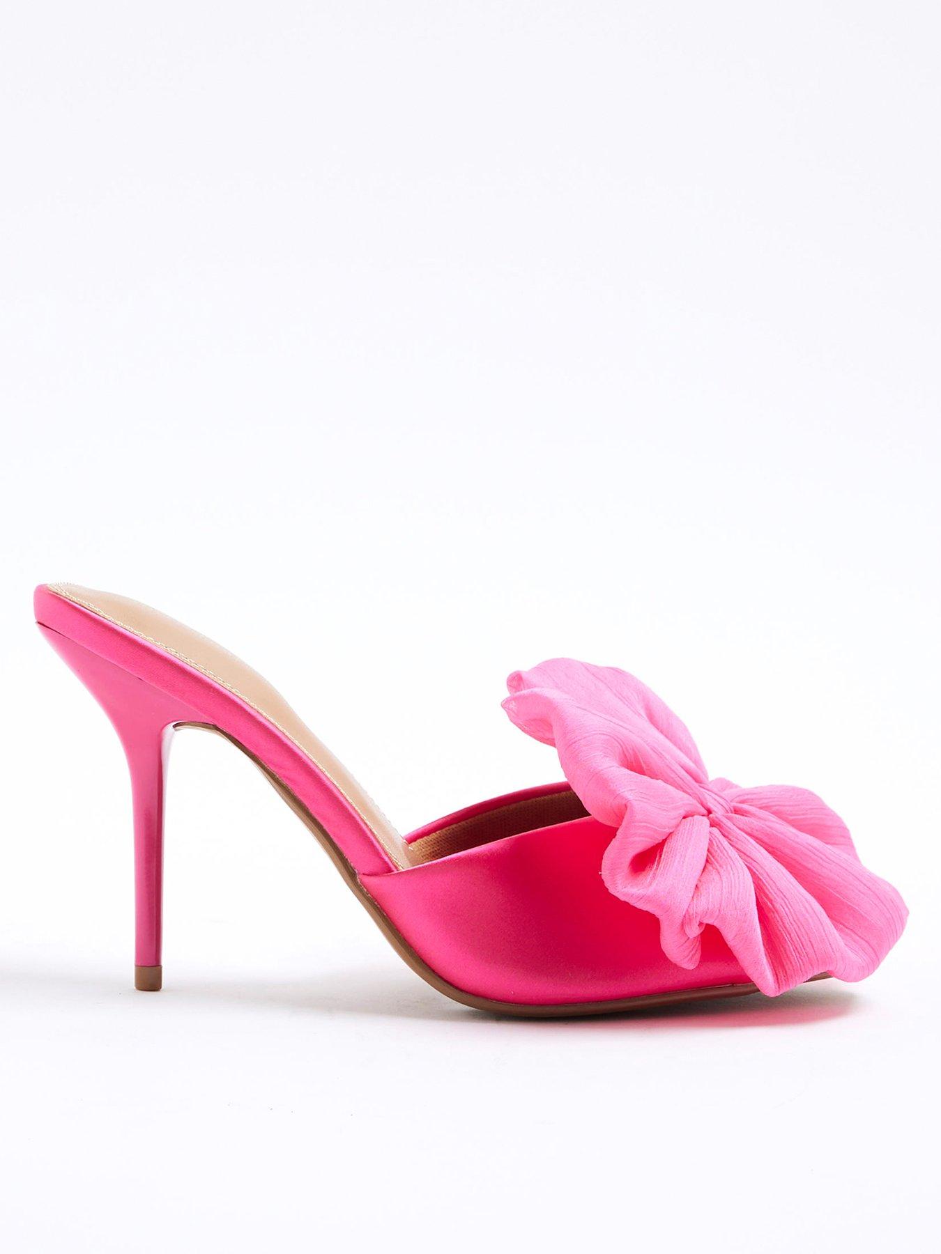 river-island-oversized-bow-mule-bright-pink