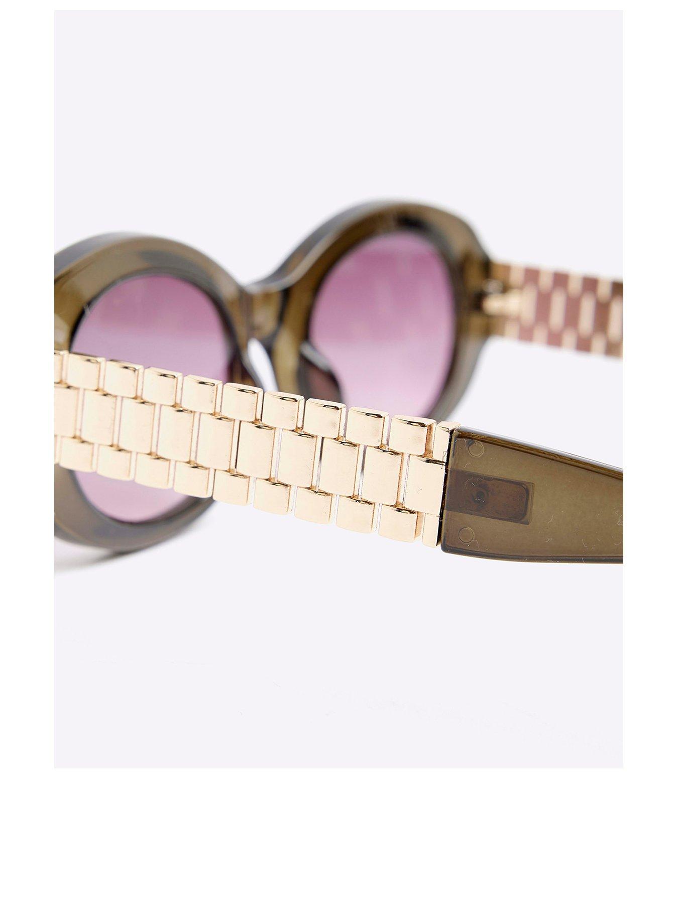 river-island-oval-watch-link-sunglasses-greenoutfit