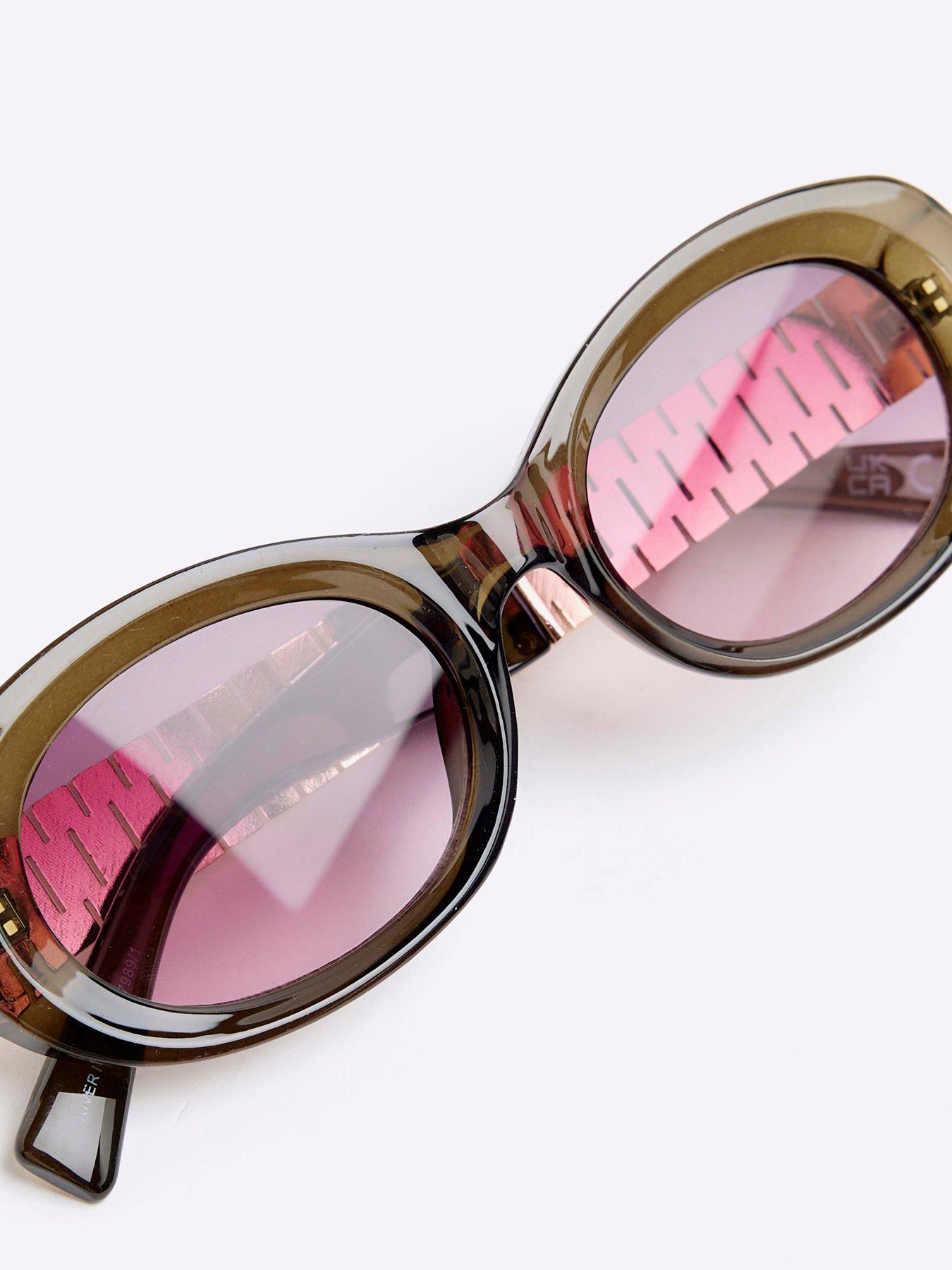 river-island-oval-watch-link-sunglasses-greendetail