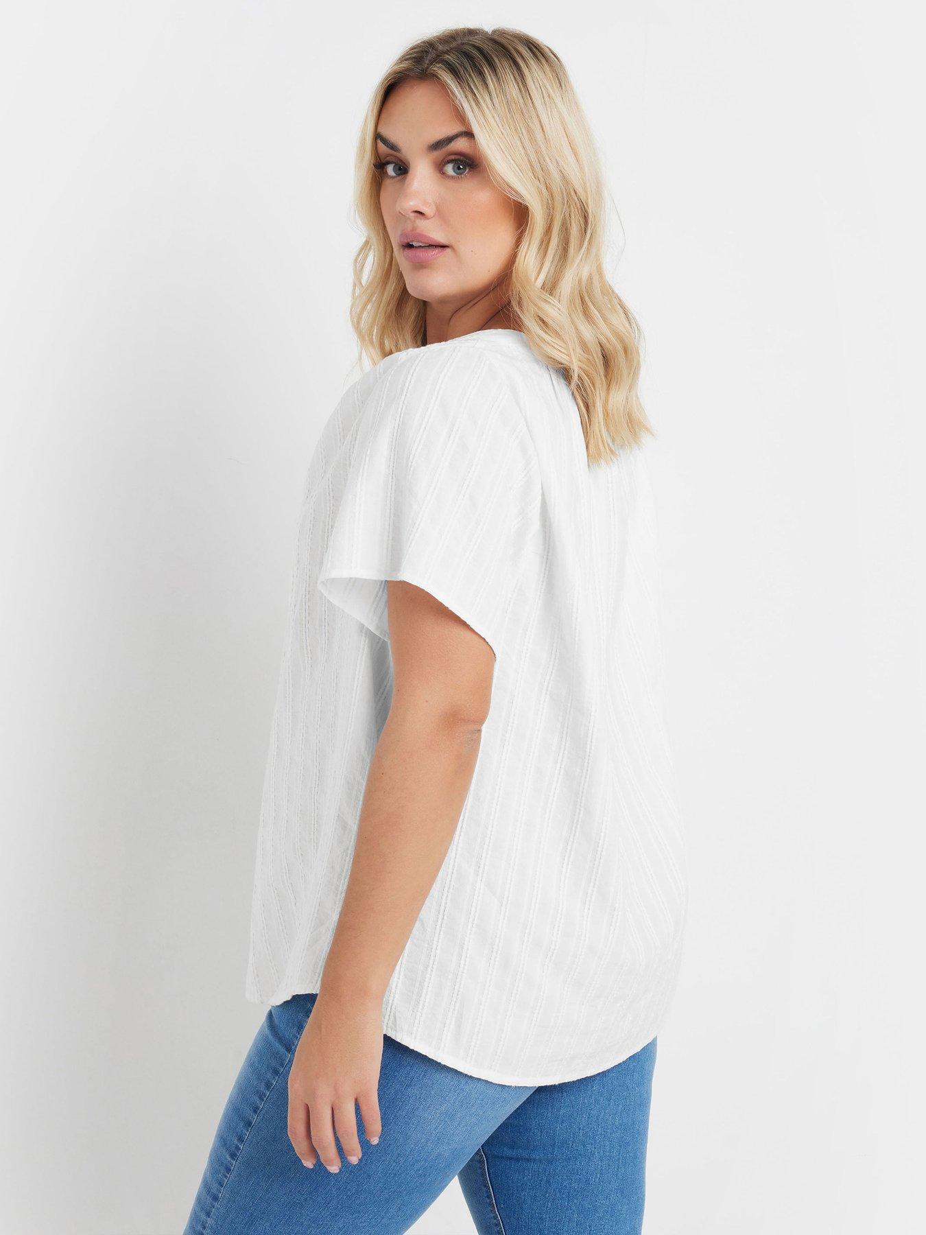 yours-cotton-dobby-blousestillFront