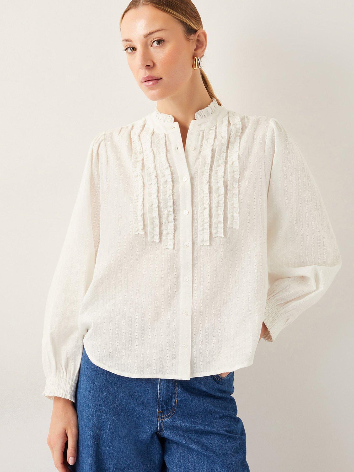 monsoon-chiara-frill-blouse-nbsp--cream