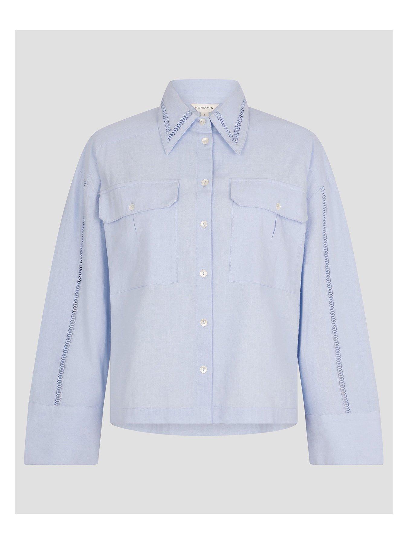 Image 3 of 5 of Monsoon Lilah Shirt - Blue