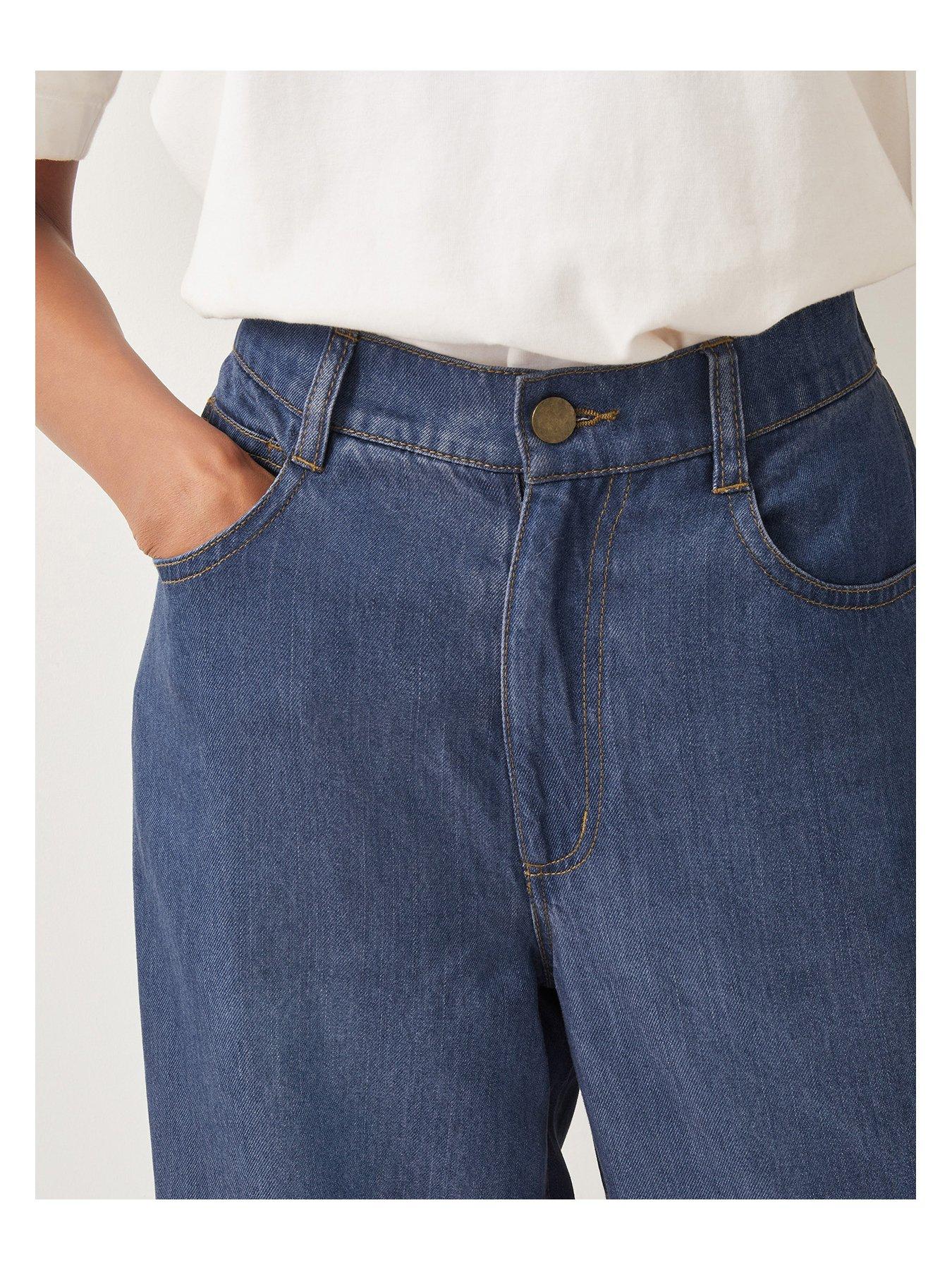 Image 4 of 5 of Monsoon Heidi Slouchy Jean - Blue