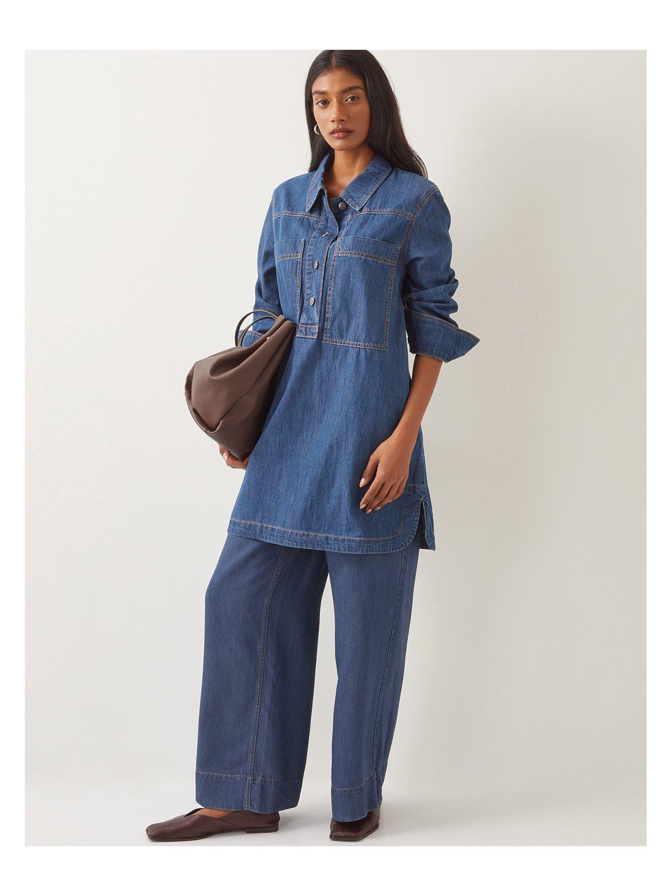 Image 5 of 5 of Monsoon Heidi Slouchy Jean - Blue