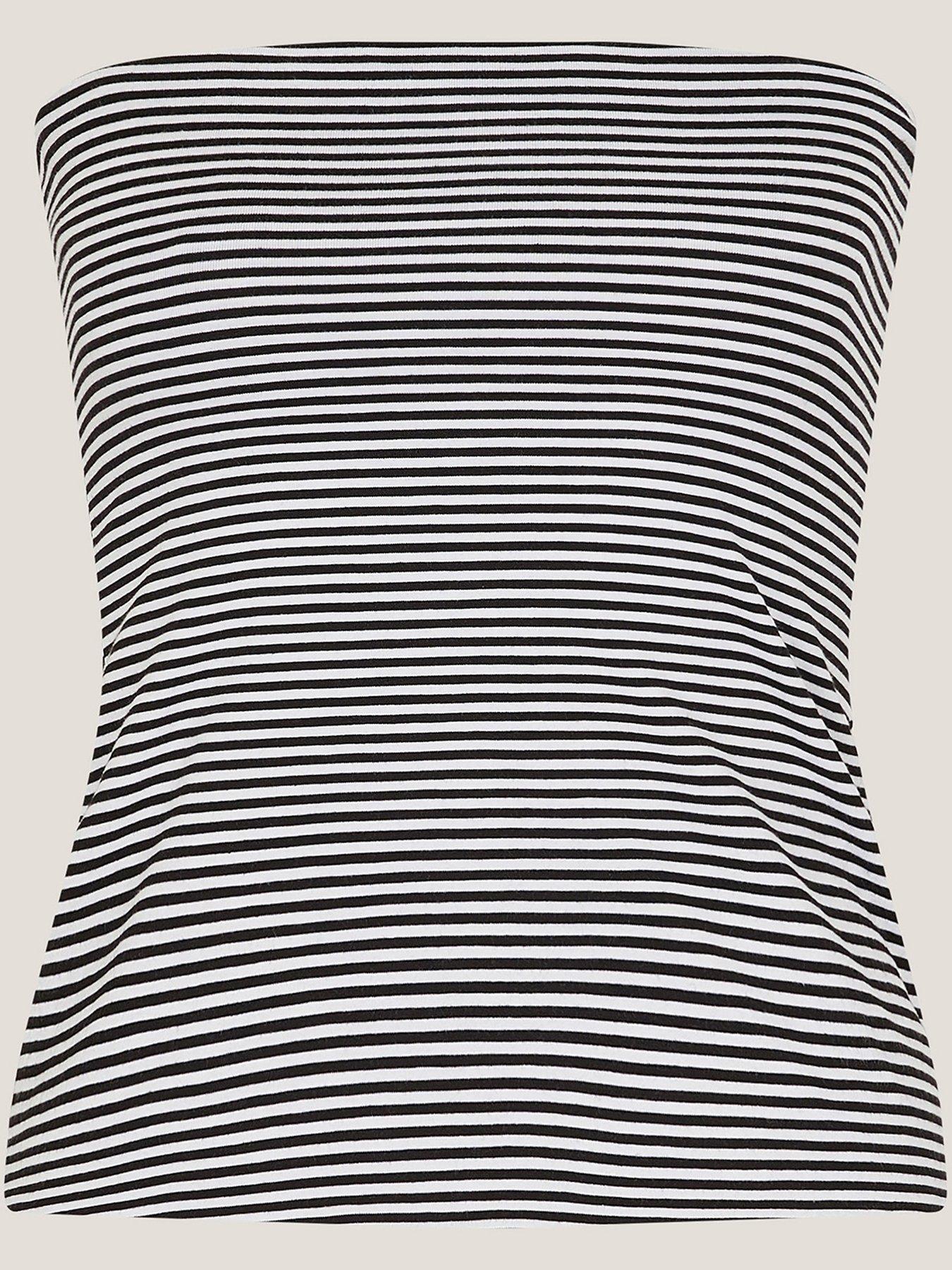 monsoon-billie-bandeau-stripe-top-ivory-creamback