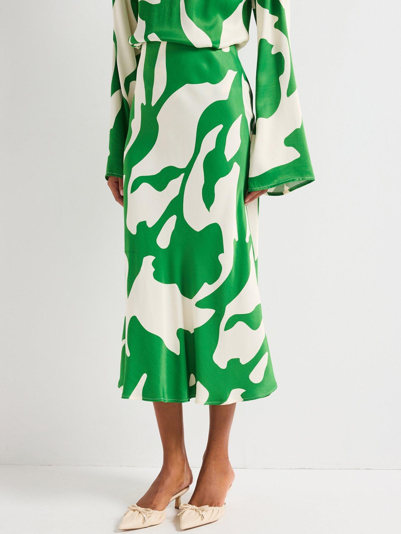 rouge-printed-midi-skirt-green