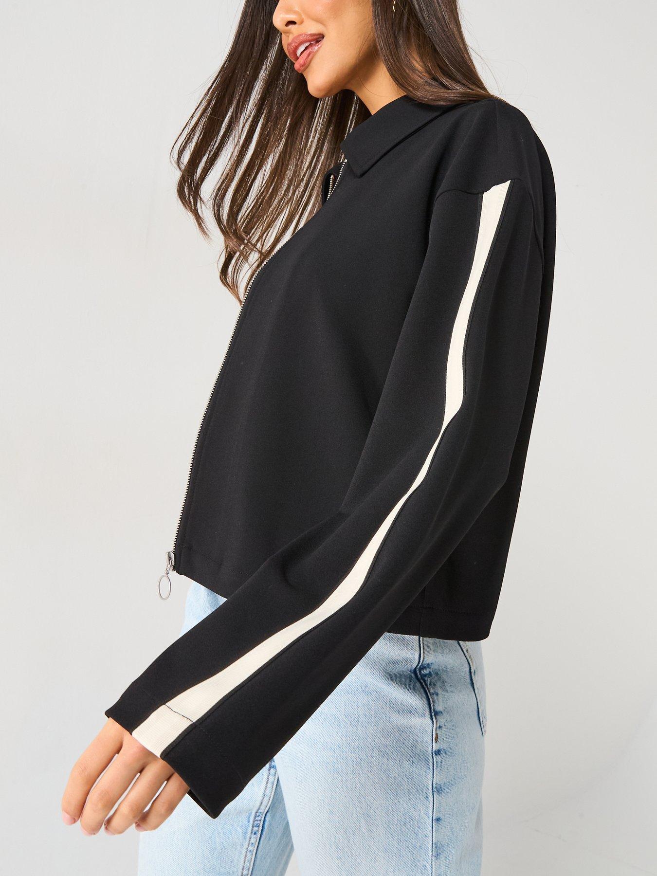 vero-moda-panel-zip-up-jacket-blackoutfit