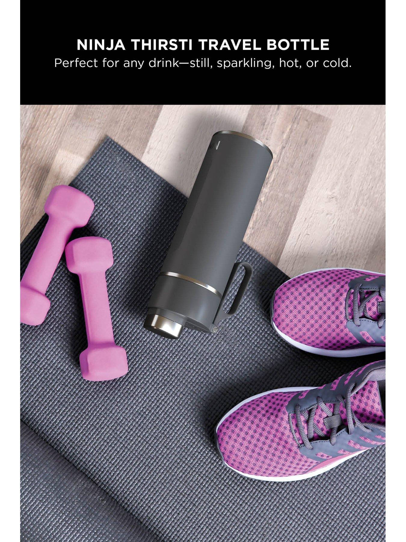 Image 3 of 6 of NINJA Thirsti 530ml Travel Bottle - Grey