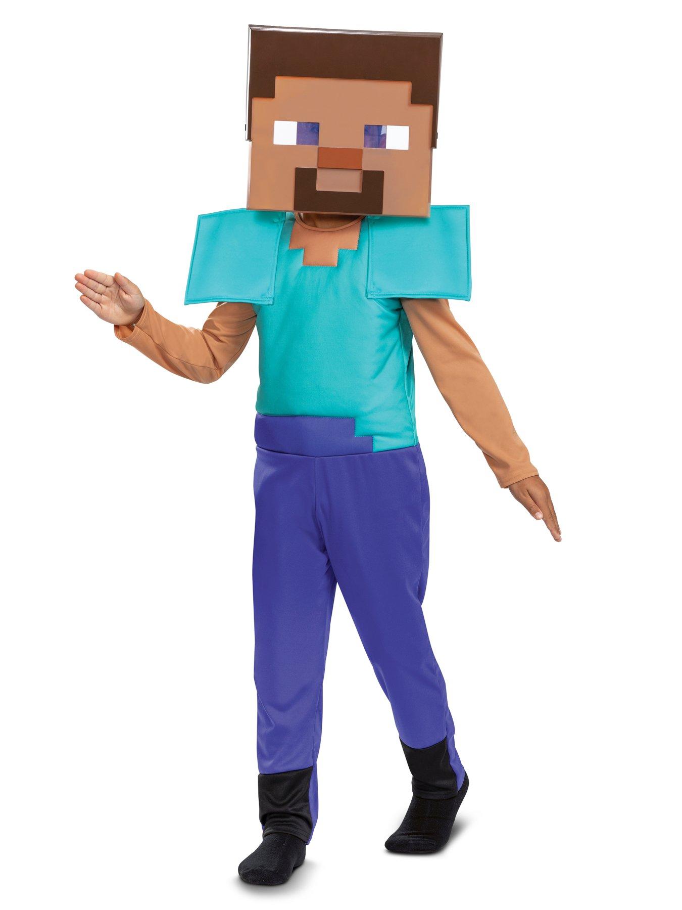 undefined Minecraft Steve Costume