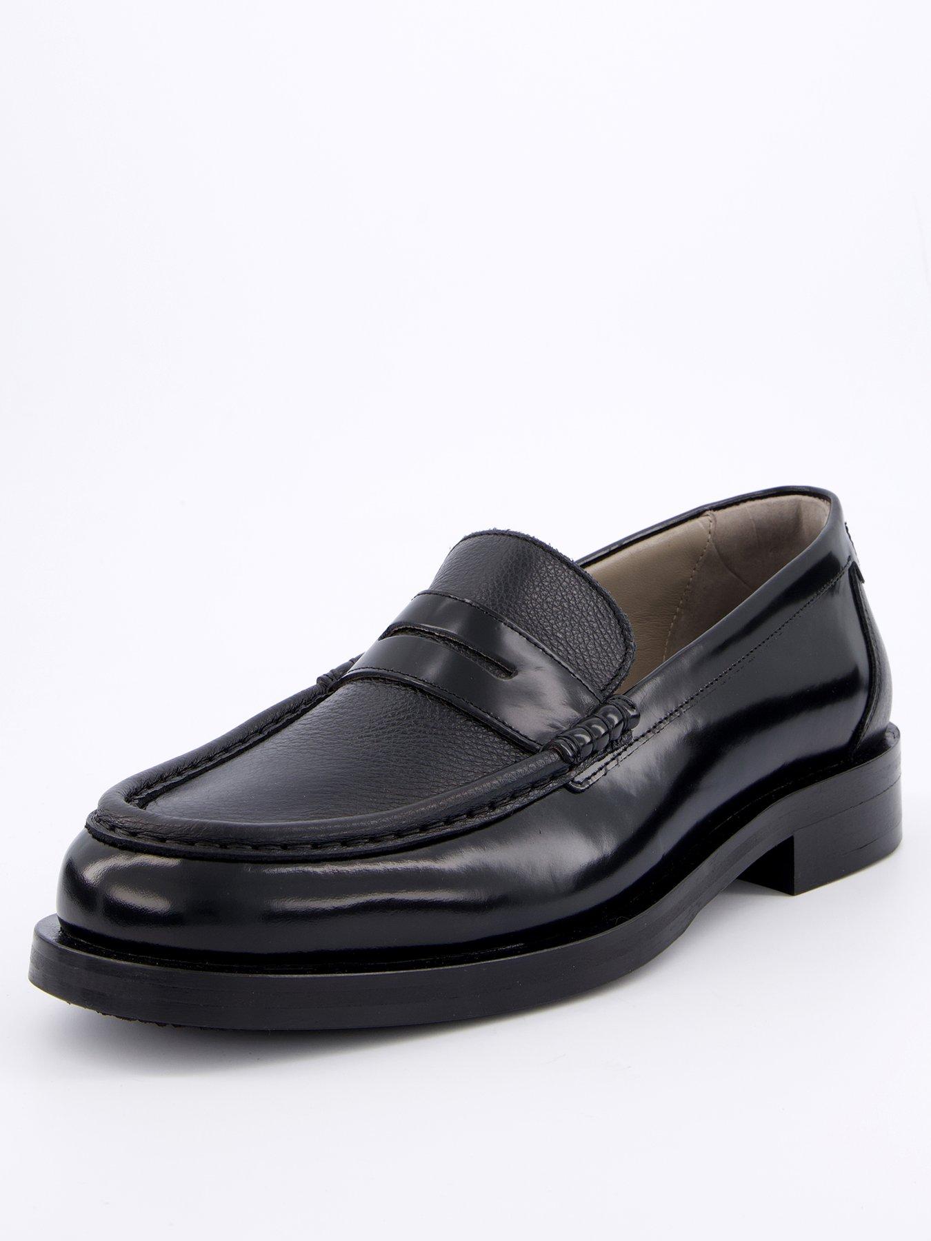 Image 2 of 7 of AllSaints Men's Bloom Leather Loafers - Black