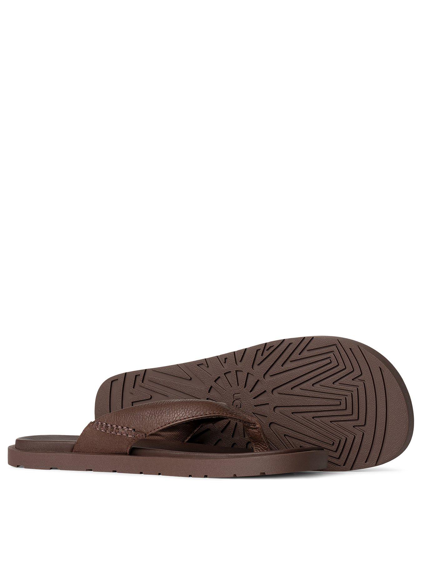 ugg-mens-seaside-ii-leather-flip-flops-brownstillFront