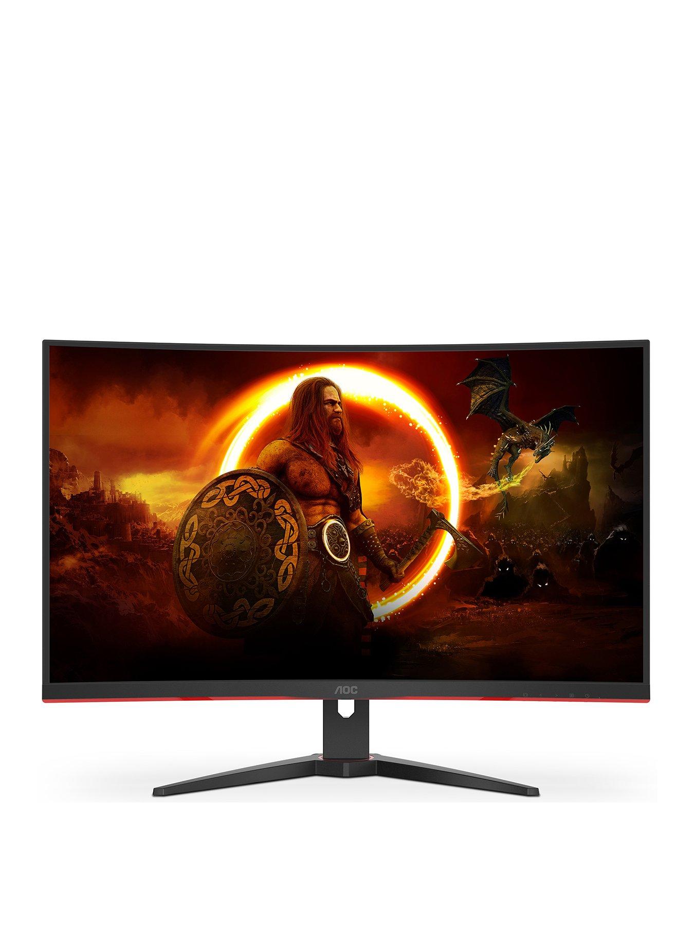 Image of AOC Gaming C32G2ZE Curved Gaming Monitor - 32in FHD (1920 x 1080), 240Hz, AMD FreeSync Premium