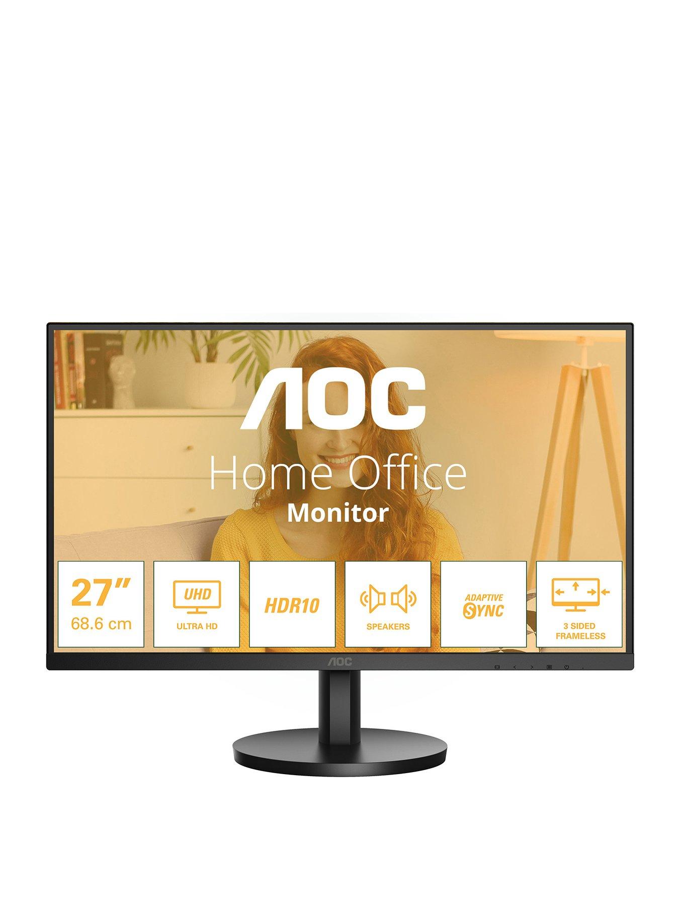 Image 1 of 7 of AOC AOC U27B3A Widescreen Monitor - 27in 4K WLED (3840 x 2160), 60Hz