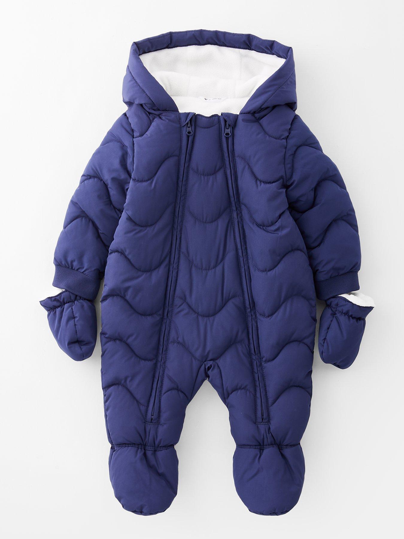 Image 1 of 5 of Mini V by Very Baby Boys Snowsuit - Navy