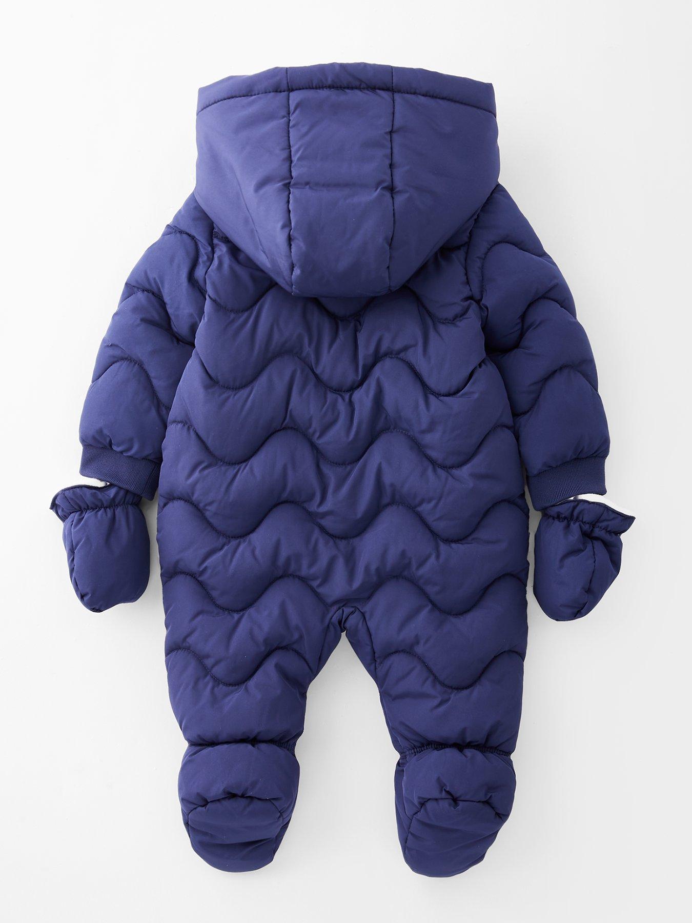 Image 2 of 5 of Mini V by Very Baby Boys Snowsuit - Navy