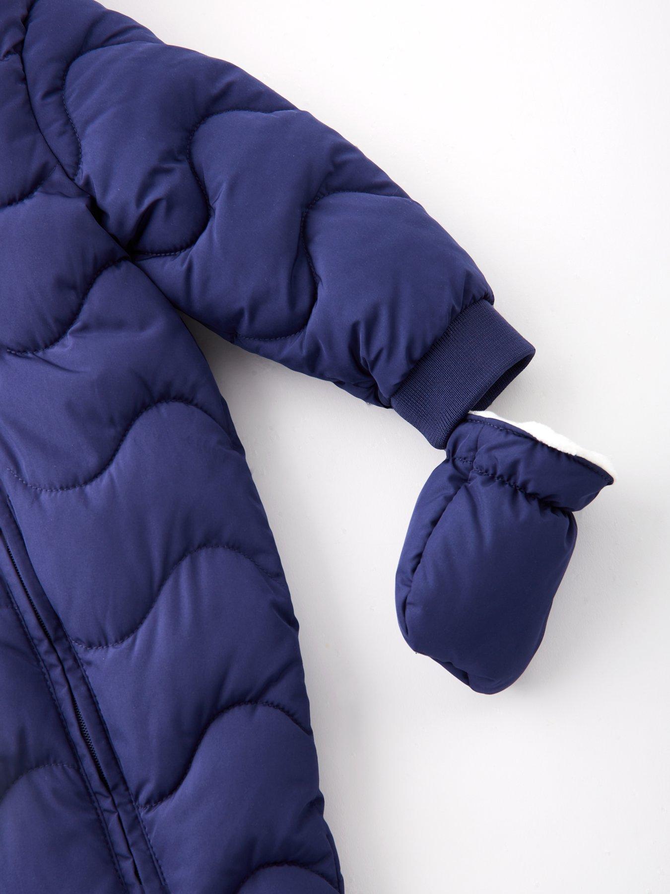 Image 4 of 5 of Mini V by Very Baby Boys Snowsuit - Navy
