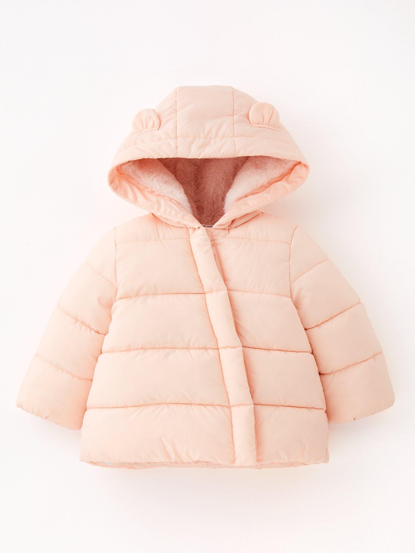 Mini V by Very Baby Girls Padded Jacket - Pink