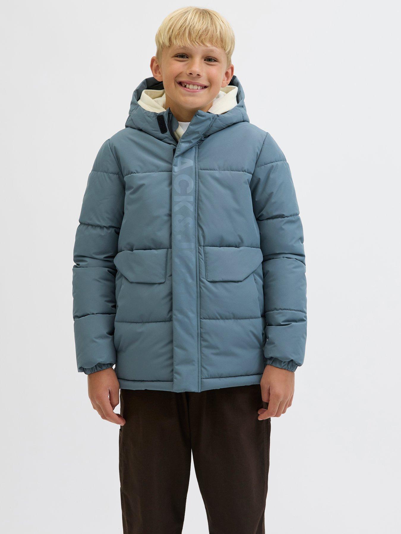 Jack & Jones Junior Boys Speed Padded Coat - Blue