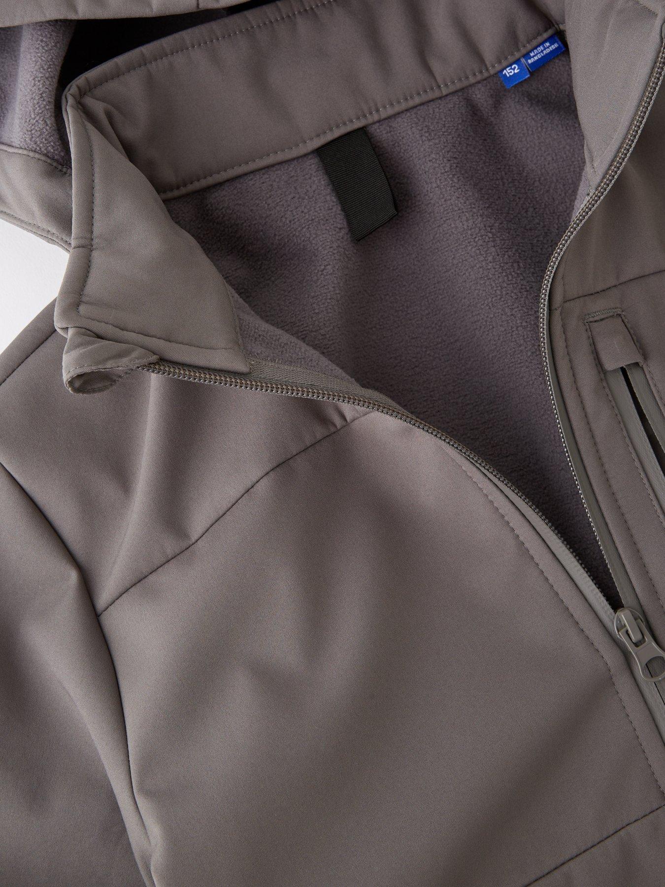 Image 6 of 7 of Jack & Jones Junior Boys Theo Softshell Jacket - Grey