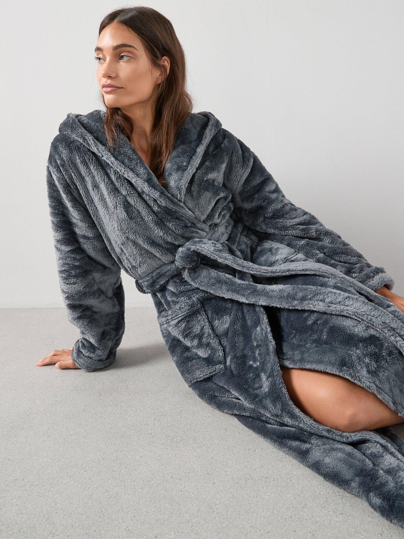 v-by-very-wellsoft-longline-hooded-dressing-gown-charcoal
