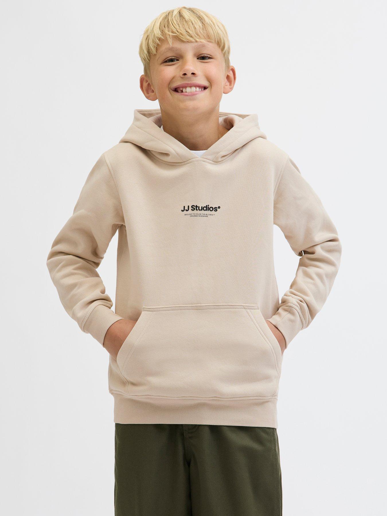 Jack & Jones Junior Boys Soho Hoodie - Beige