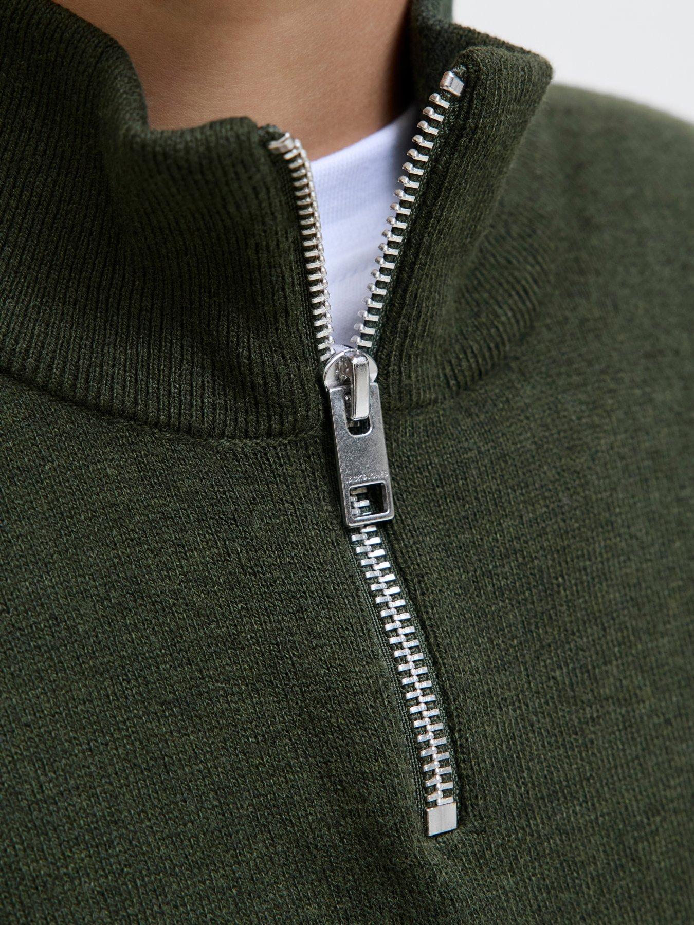jack-jones-junior-boys-14-zip-knitted-jumper-khakioutfit
