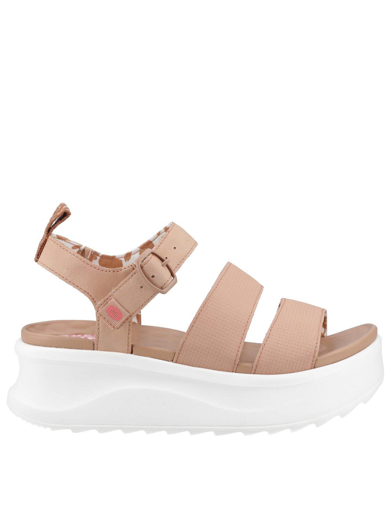Image 1 of 5 of Heydude Classic Delray Buckle Sandal - Tan
