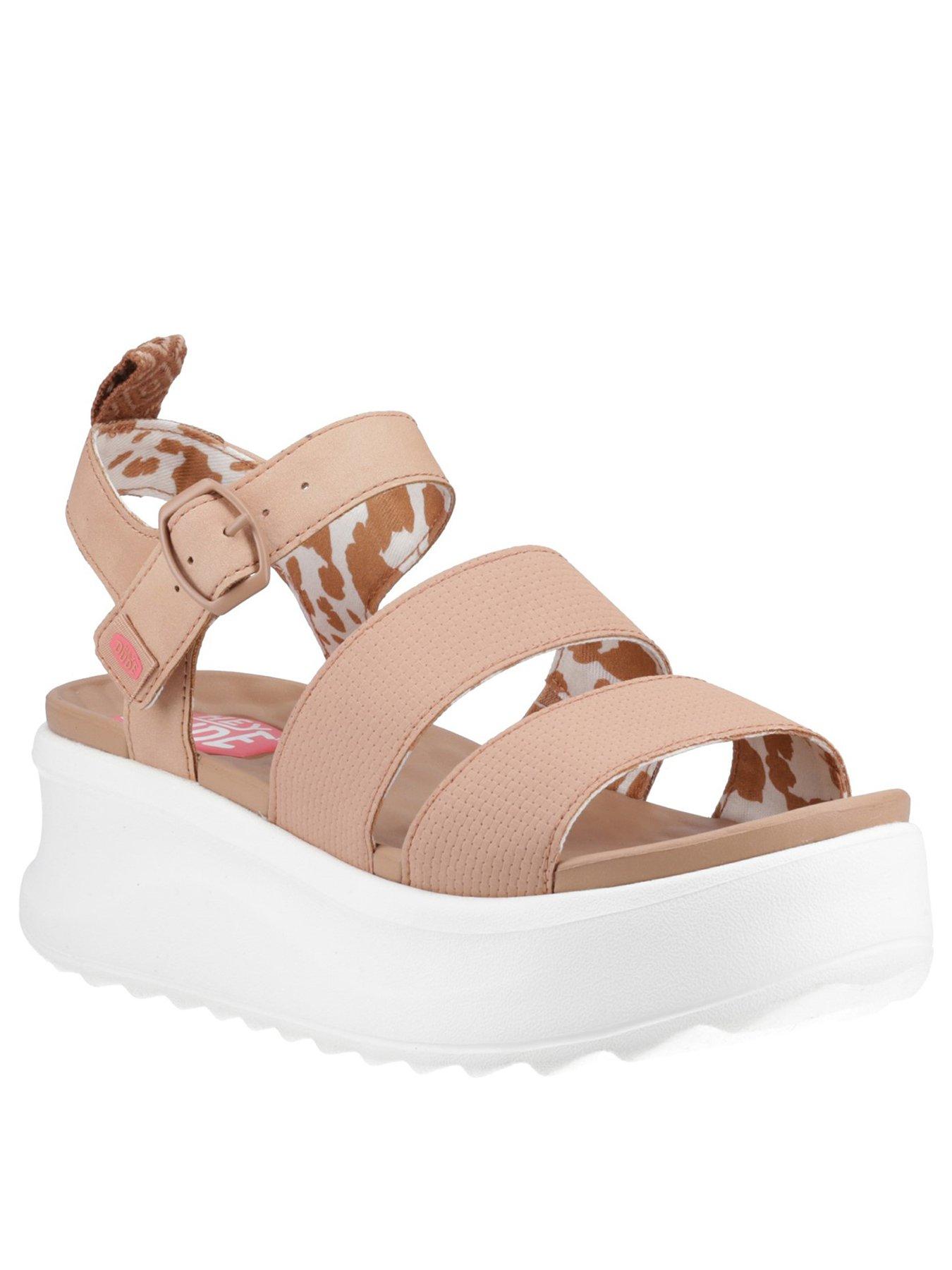 Image 2 of 5 of Heydude Classic Delray Buckle Sandal - Tan